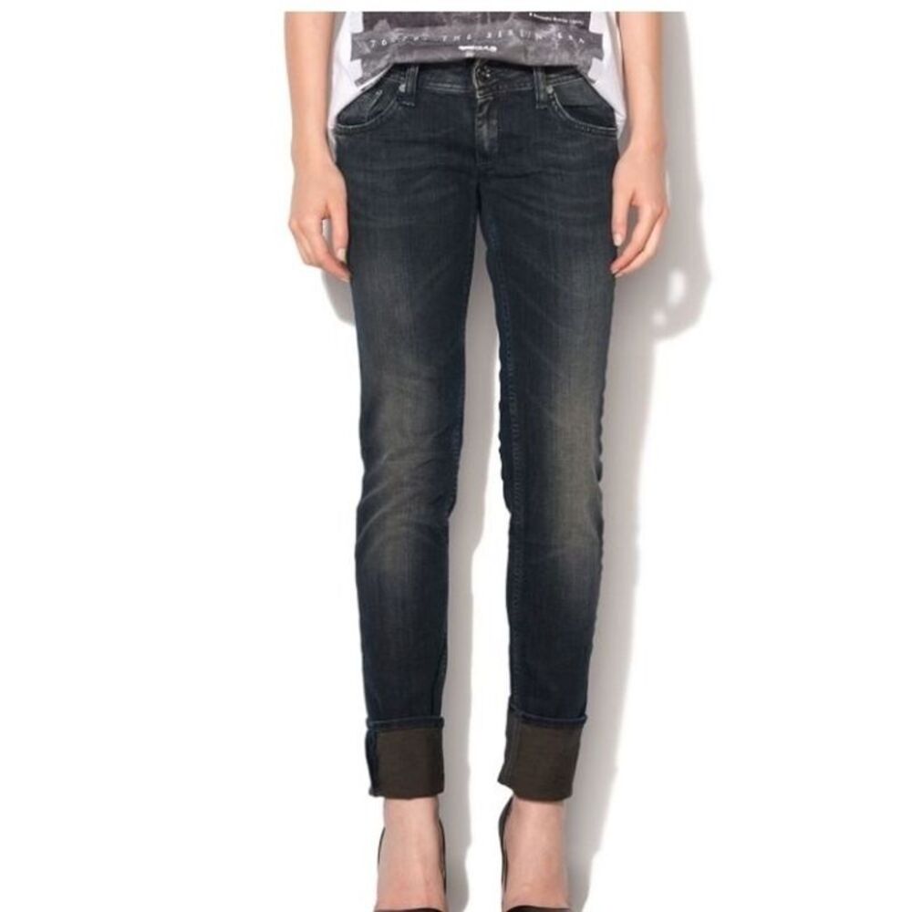 Gas Multicolor Cotton Skinny Women's Jeans